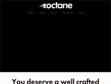 Tablet Screenshot of octanecoffee.com